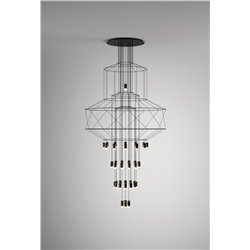 Vibia Wireflow Chandelier 307 lampe a suspension