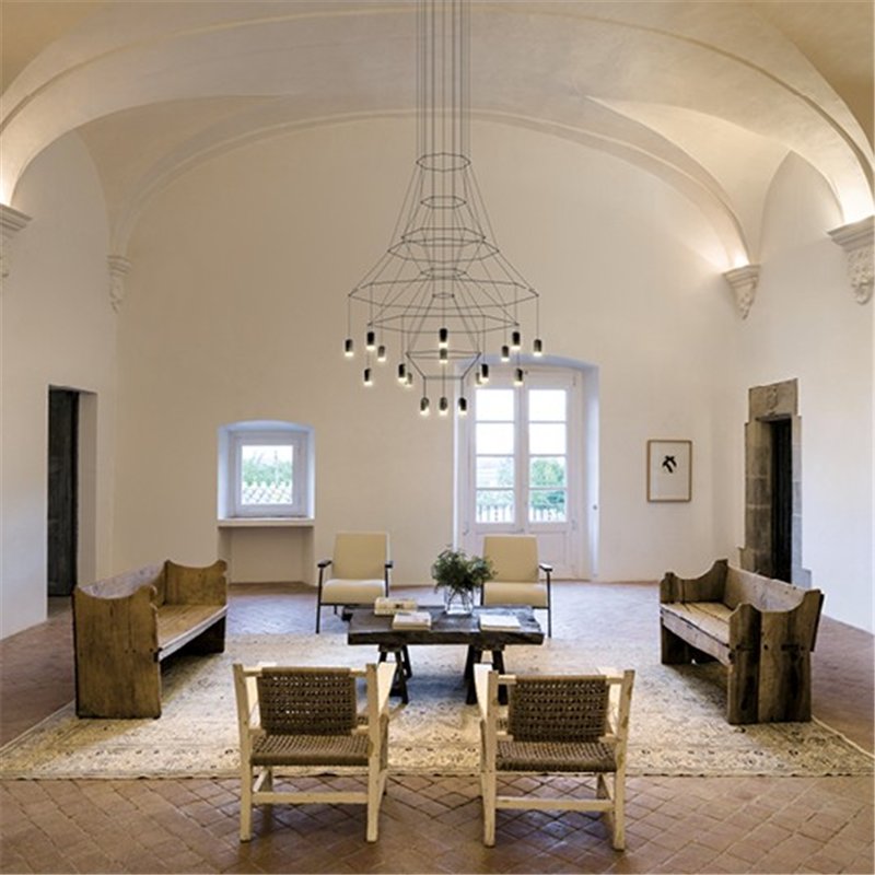 Vibia Wireflow Chandelier 307 - 0374 lampe a suspension