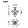 Vibia Wireflow Chandelier 194 lampe a suspension
