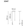 Vibia Wireflow Free-Form 1X lampe a suspension