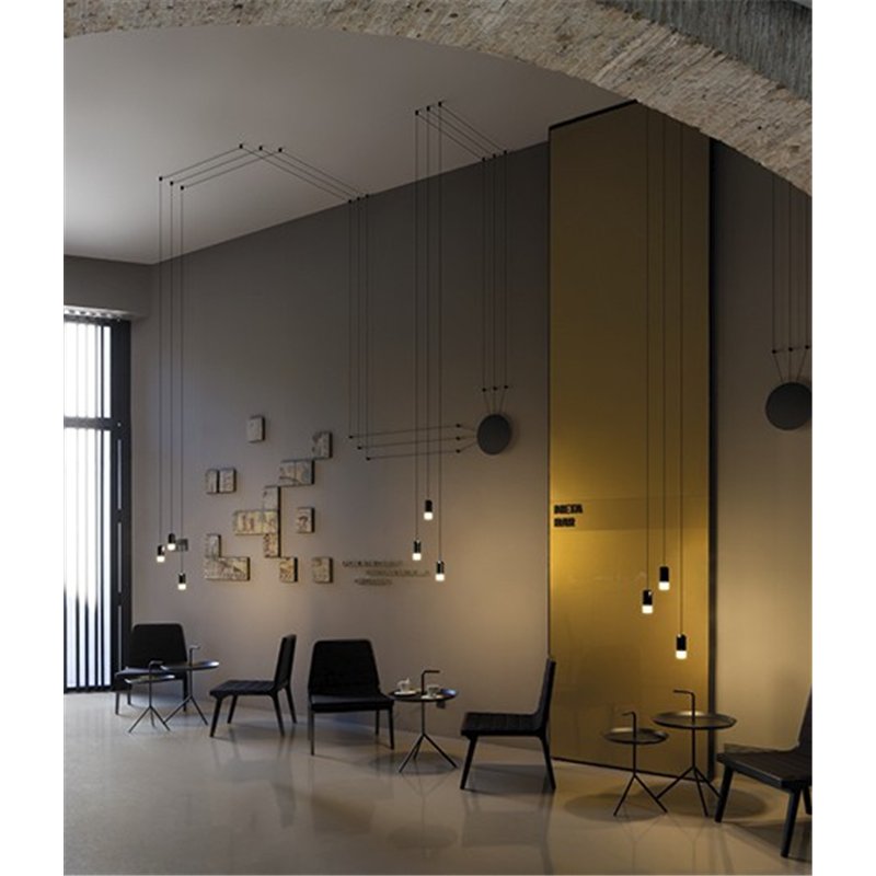 Vibia Wireflow Free-Form 1X - lampe a suspension