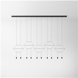 Vibia Wireflow Lineal 10A lampe a suspension