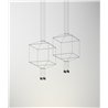 Vibia Wireflow Octagonal 70 lampe a suspension