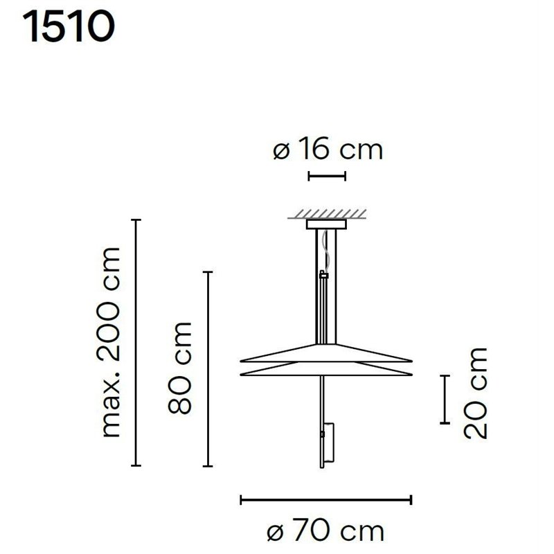Vibia Flamingo 2X Small lampe a suspension