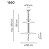 Vibia Flamingo 3X Large lampe a suspension