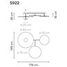 Vibia Flat 4X 178 plafonnier