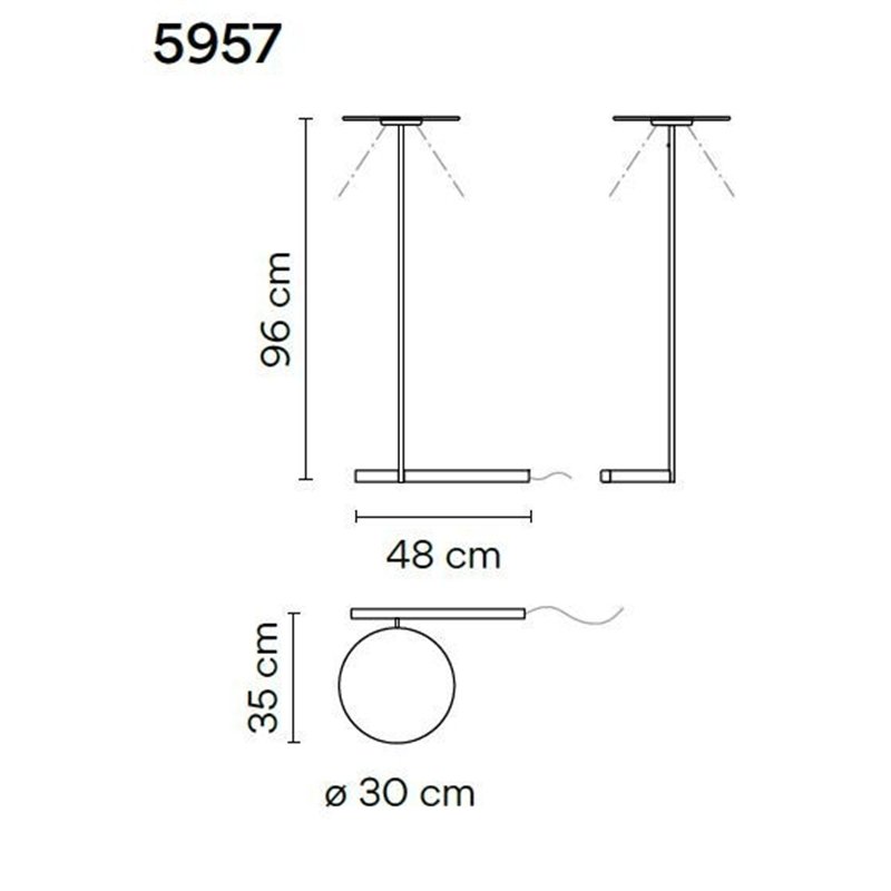 Vibia Flat 96 lampadaire