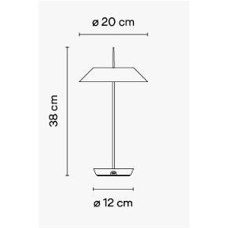 Vibia Mayfair Mini Portable - 5495 lampe de table