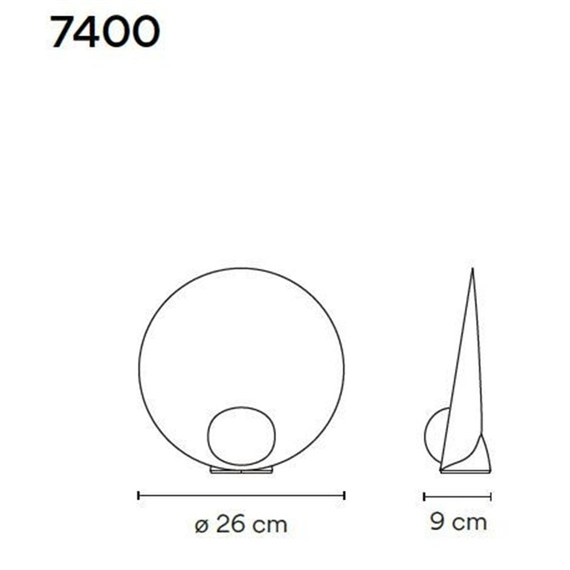 Vibia Musa 26 lampe de table