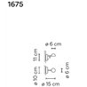 Vibia Pin 1X 15 applique