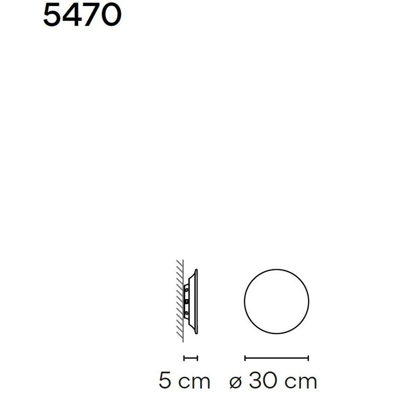 Vibia Puck Wall Art 30 applique