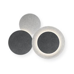 Vibia Puck Wall Art Triple 103 applique