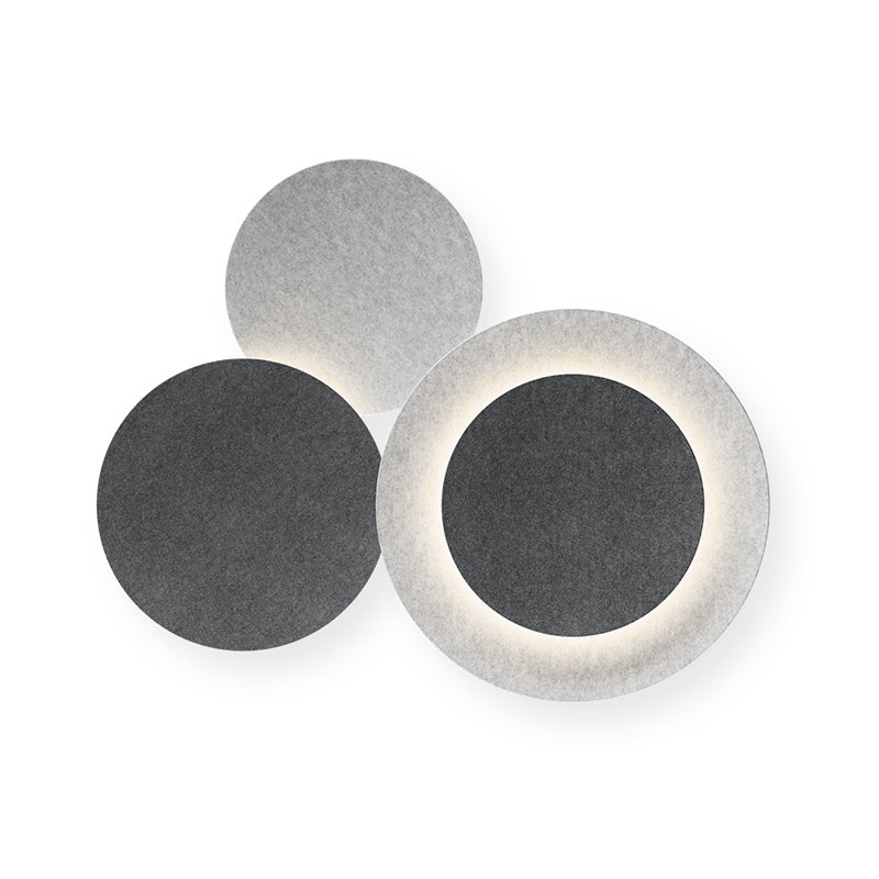 Vibia Puck Wall Art Triple 103 applique