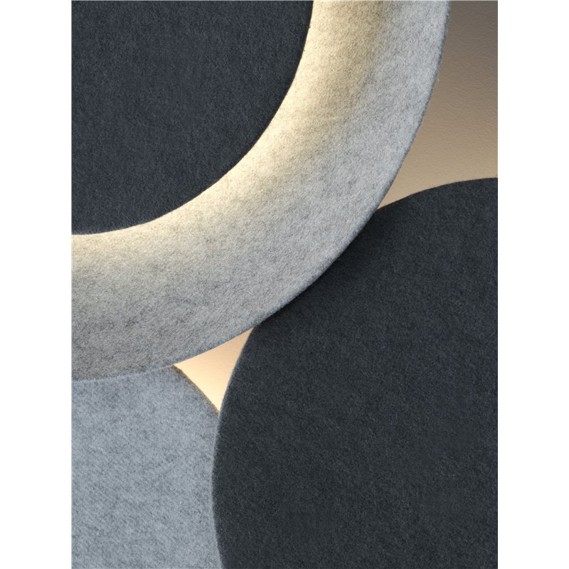 Vibia Puck Wall Art Triple 103 applique