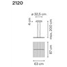 Vibia Rhythm Horizontal 10X 87 lampe a suspension