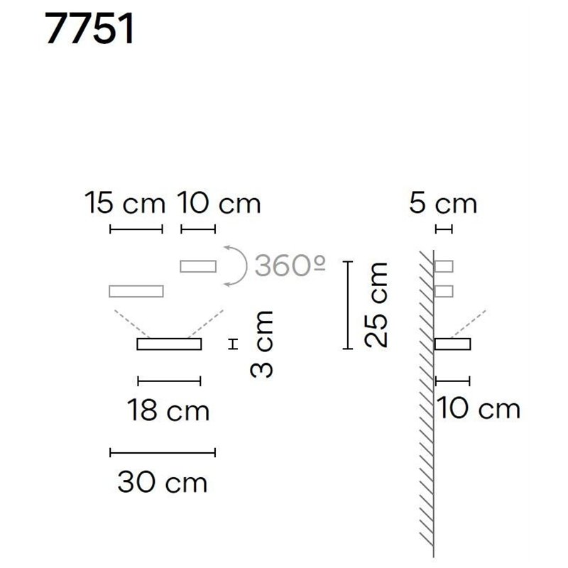 Vibia Set 18 2X applique
