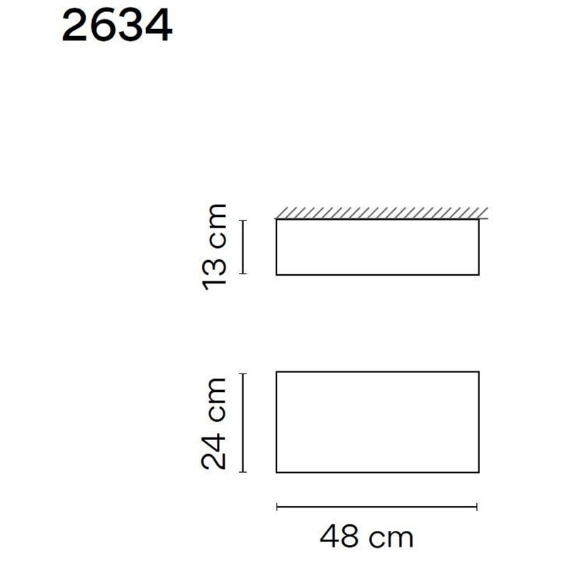 Vibia Structural 1X48 plafonnier