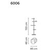 Vibia Suite 133 Glass Diffuser lampadaire