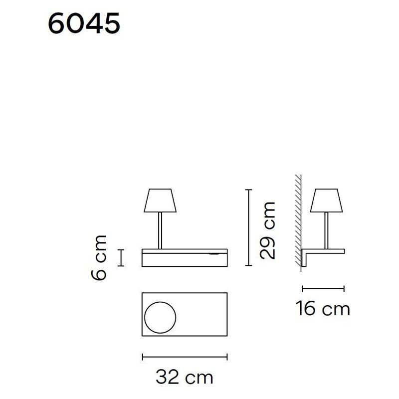Vibia Suite 16 Left Read applique