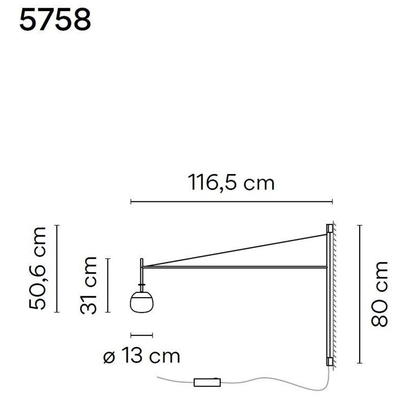 Vibia Tempo 116,5 applique