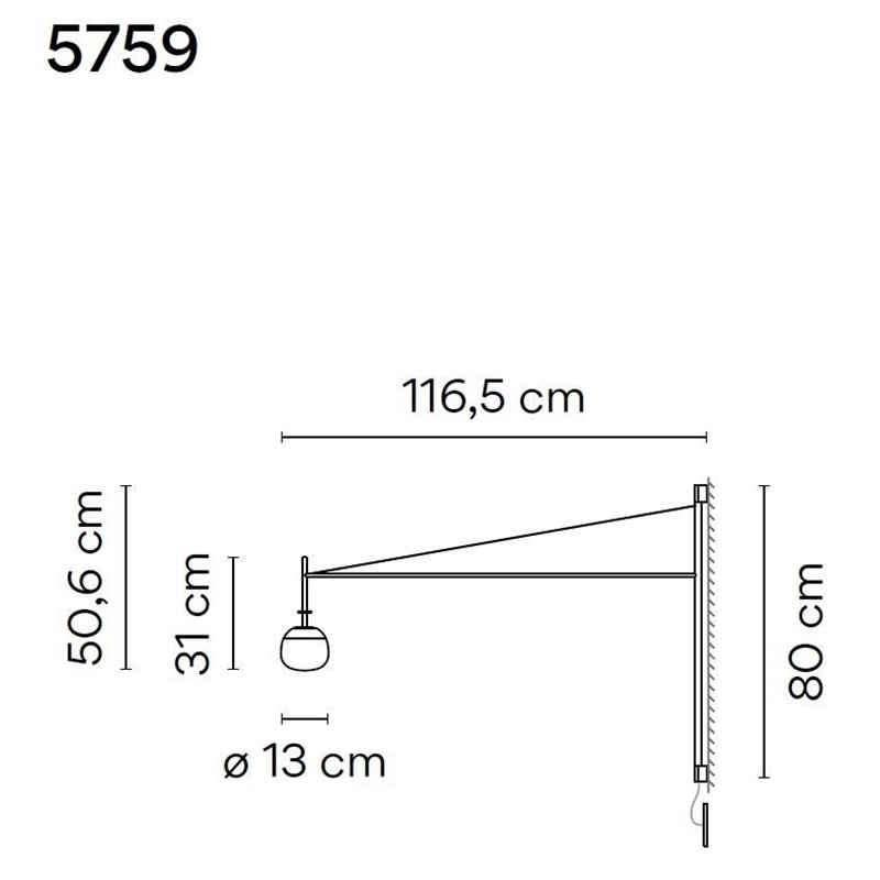 Vibia Tempo 116,5 Recessed applique