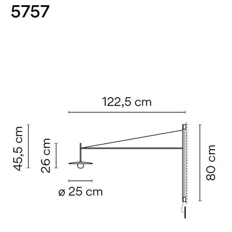 Vibia Tempo 122,5 Recessed applique