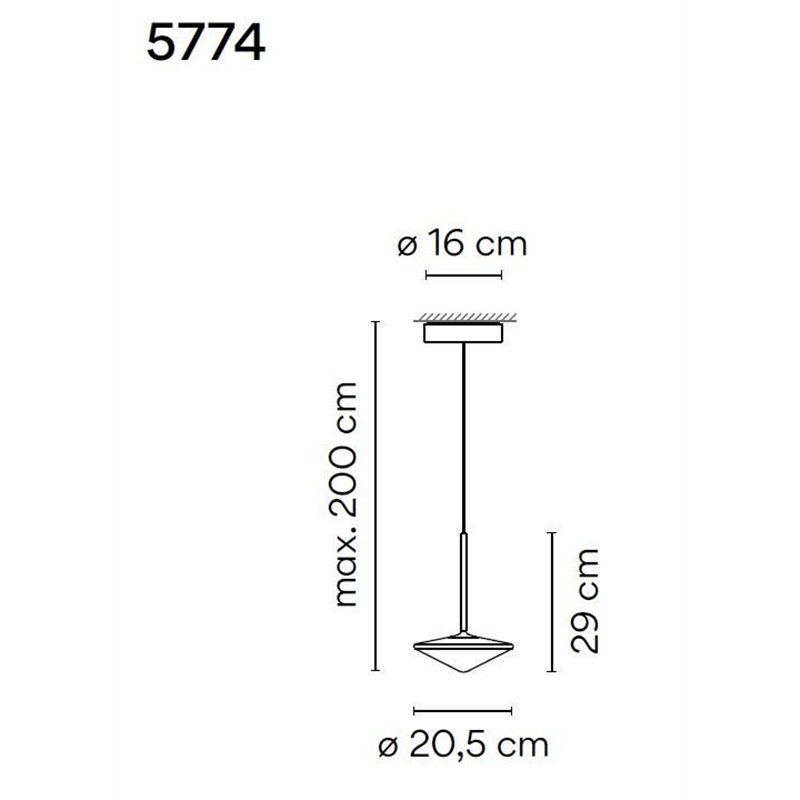 Vibia Tempo 20,5 lampe a suspension