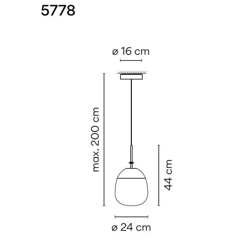 Vibia Tempo 24 lampe a suspension