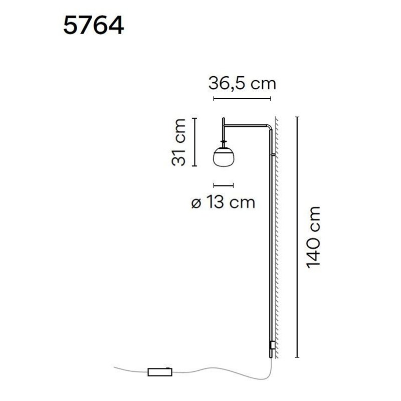 Vibia Tempo 36,5 applique