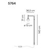 Vibia Tempo 36,5 applique