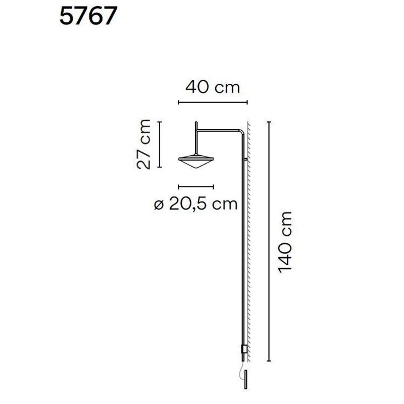 Vibia Tempo 40 Recessed applique