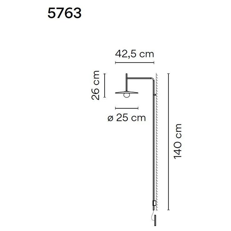 Vibia Tempo 42,5 Recessed applique
