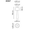 Vibia Wind 166 lampadaire extérieurs