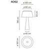 Vibia Wind 195 lampadaire extérieurs