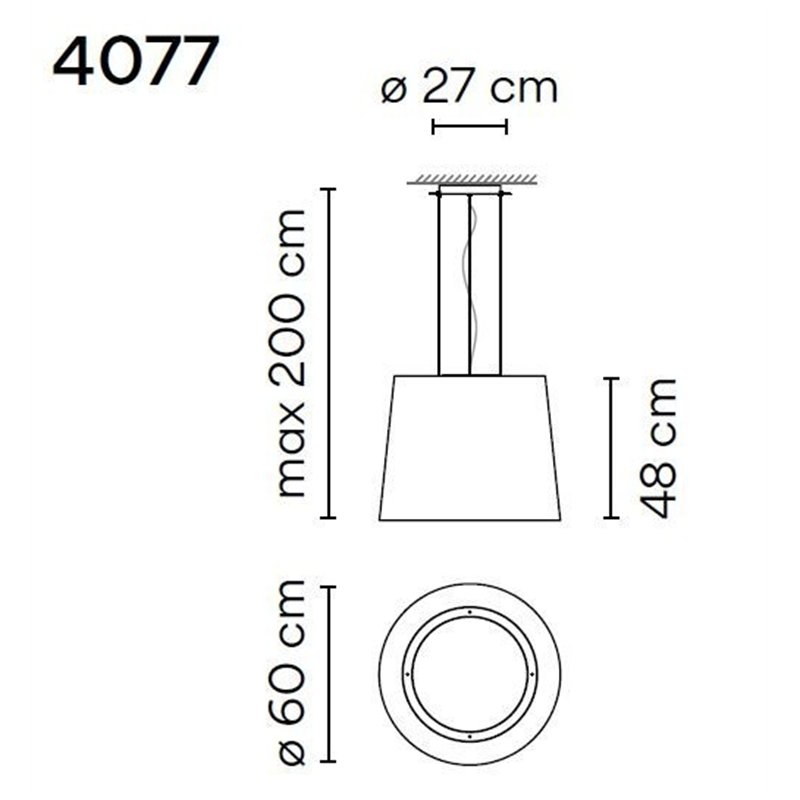Vibia Wind 48 suspension lamp