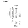 Vibia Wireflow Square 50 lampe a suspension