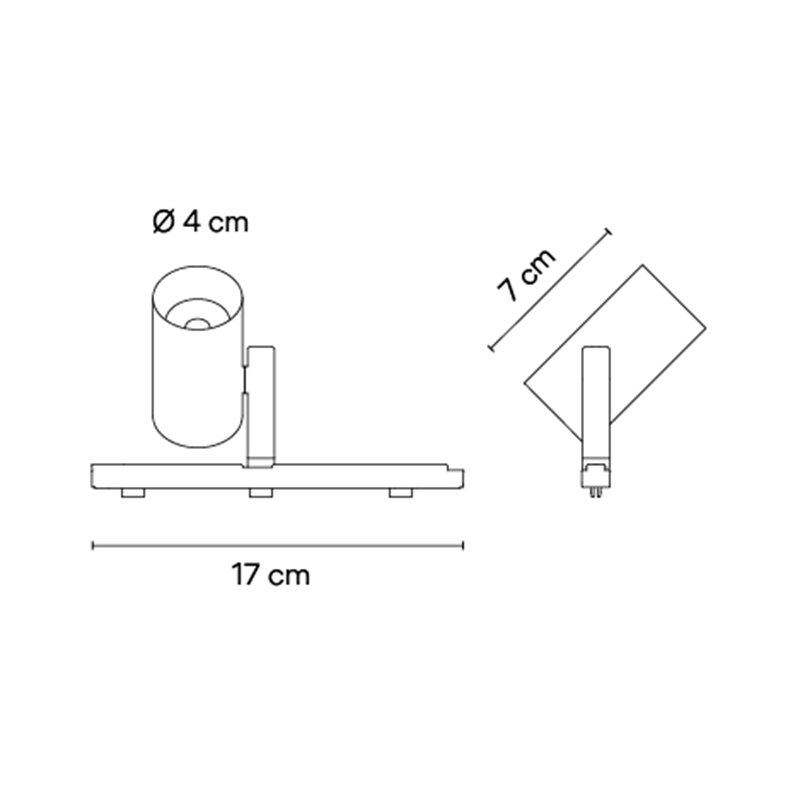 Vibia Circus Wide 40° Spot - 0132 éclairage sur rail