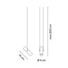Vibia Circus Narrow 20° Pendant - 0140 éclairage sur rail