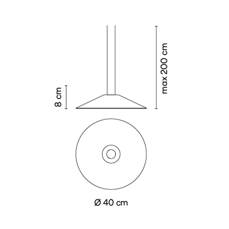 Vibia Circus Pendant Ø 40 cm - 0155 éclairage sur rail