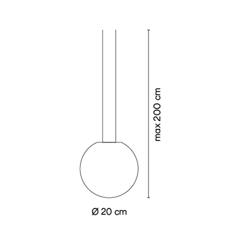 Vibia Circus Pendant Ø 20 cm - 0162 éclairage sur rail