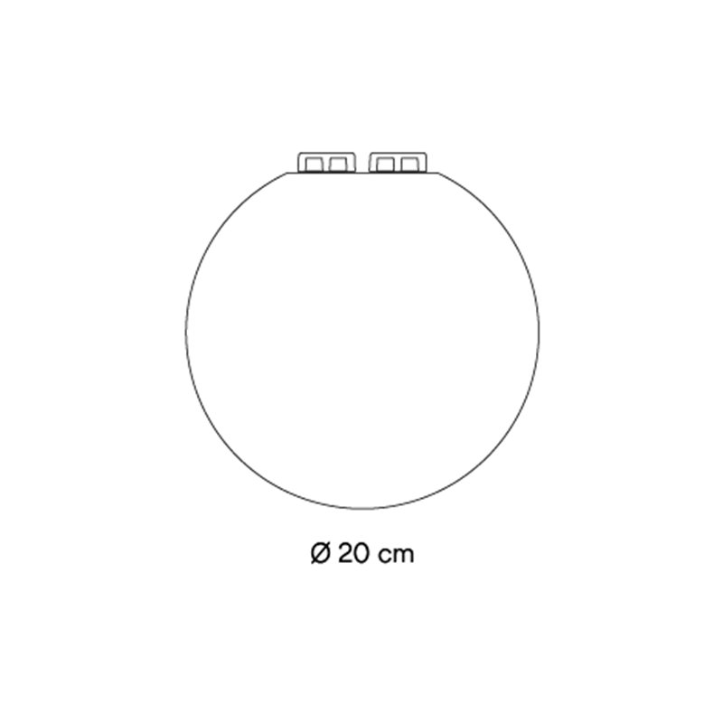 Vibia Circus Ø 20 cm - 0164 éclairage sur rail