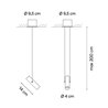 Vibia Circus solo Medium 20° - 40° Pendant - 0177 lampe a suspension
