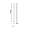 Vibia Offset Colour Mood Grazer 125 cm Right - 1760 Deckenlampe