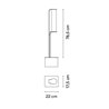 Vibia Class 1x - 2800 lampadaire extérieurs