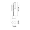 Vibia Class 2x - 2805 lampadaire extérieurs