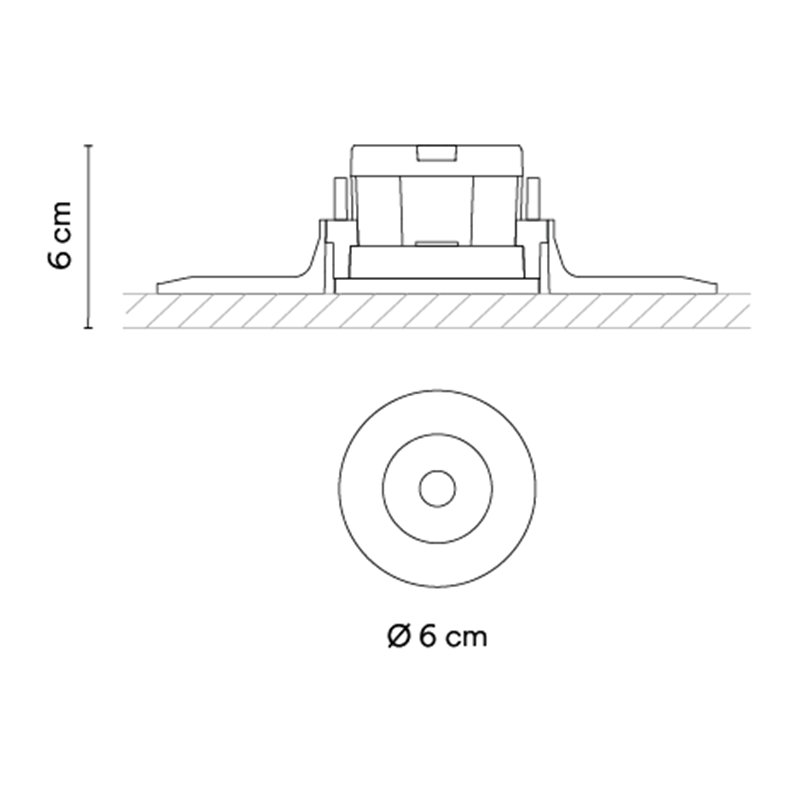 Vibia Circle Trimless Narrow Ø 6 cm - 3310 Einbauspot