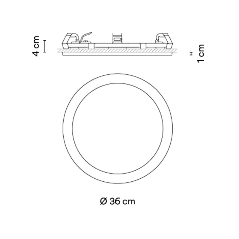 Vibia Circle Ø 36 cm - 3360 plafonnier