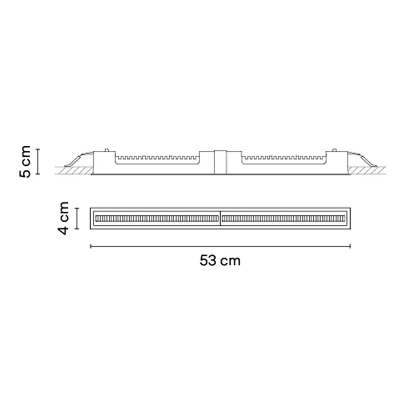 Vibia Line Trim 53 x 4 cm - 3510 plafonnier