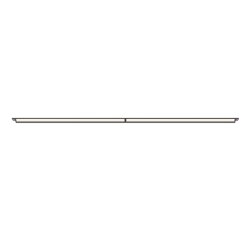 Vibia Line Wall Washer Trim 53 x 4 cm - 3580 Deckenlampe
