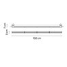 Vibia Line Wall Washer Trimless 102 x 3 cm - 3588 Deckenlampe